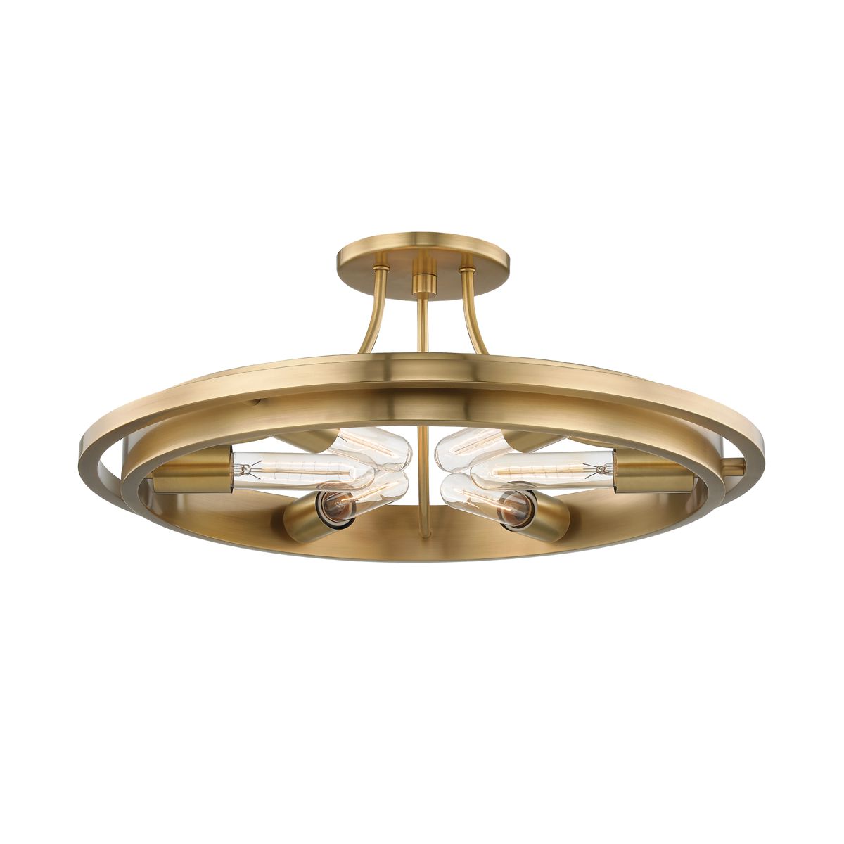 Chambers Semi-Flush Ceiling Light by Hudson Valley Lighting 2721