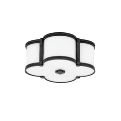 Chandler 2-Bulb Ceiling Light by Hudson Valley Lighting, Quatrefoil Design, Dimmable, UL Damp Rated