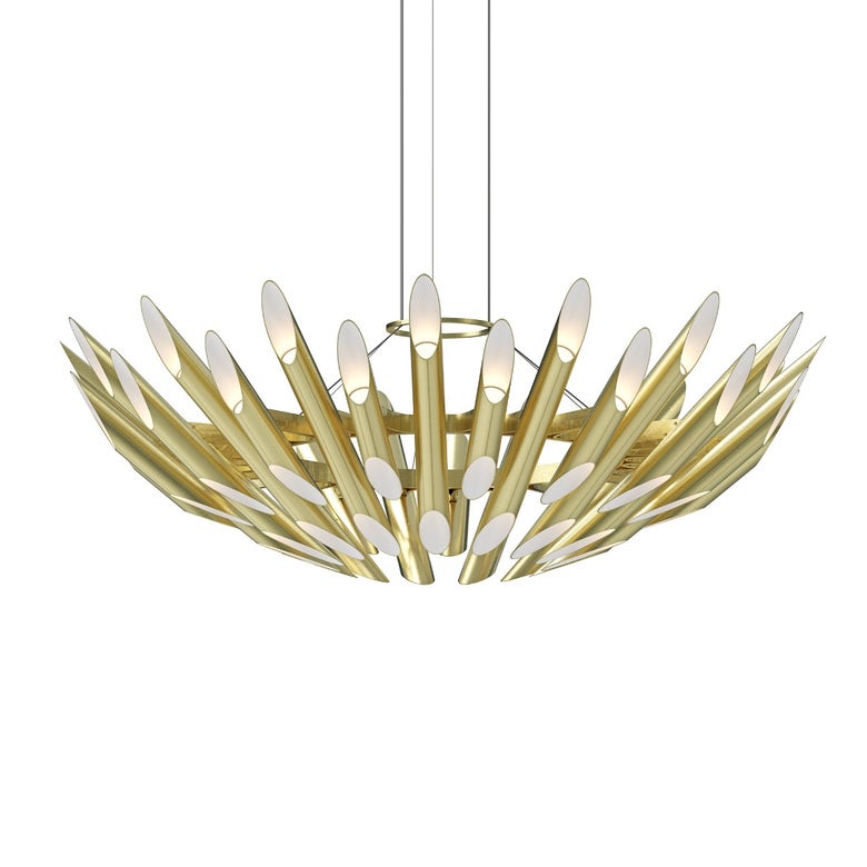 Chimes Round Chandelier by SONNEMAN 2046