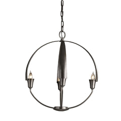 Cirque 4-Light Small Chandelier by Hubbardton Forge - Modern Design with Custom Finish Options