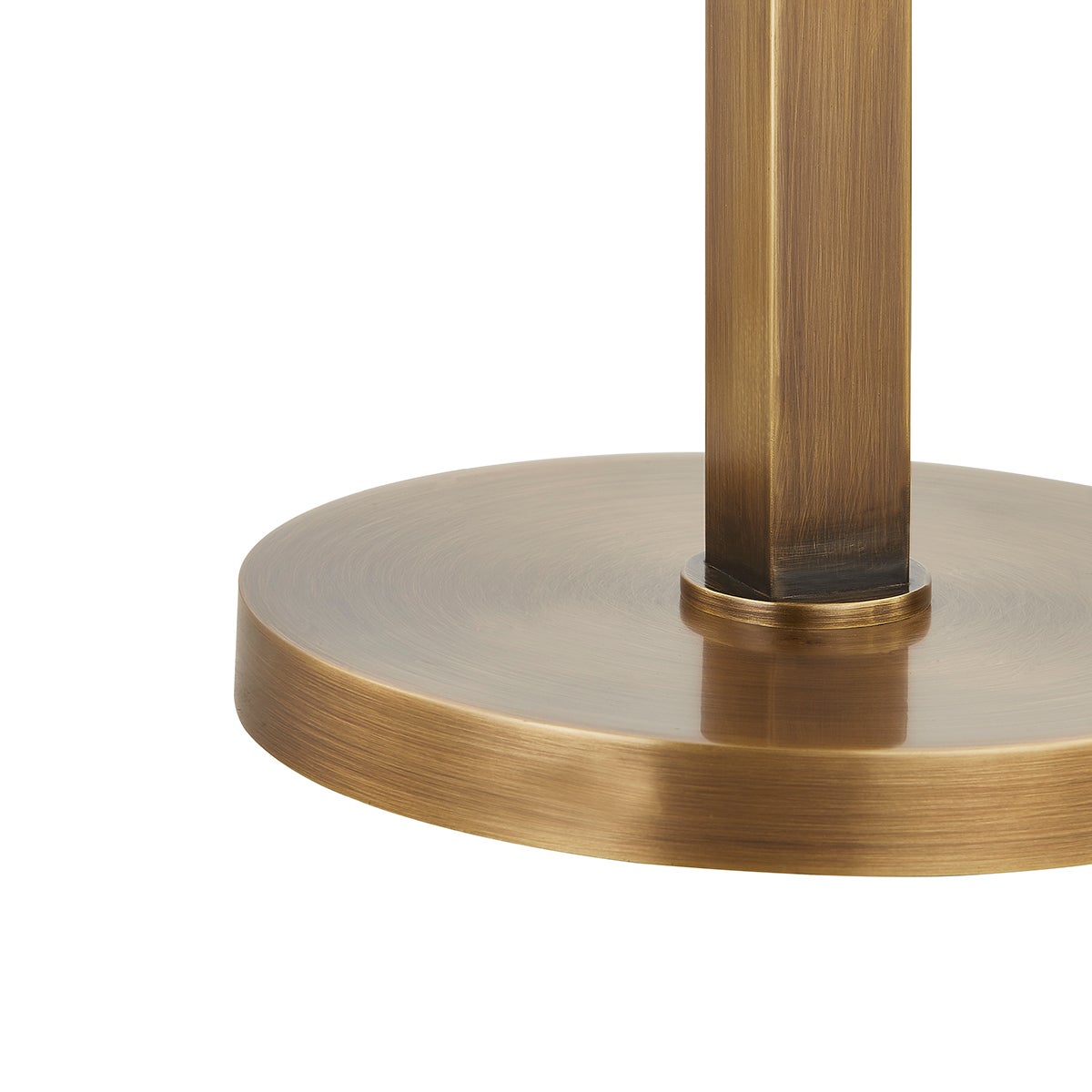 Clic Table Lamp 22.25" Height With Dimmable Functionality And Elegant Patina Brass Finish