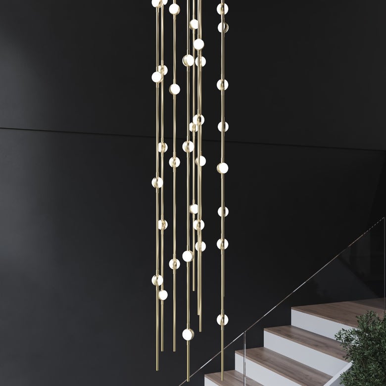 Constellation Andromeda 24-Inch Square Chandelier by SONNEMAN 2165