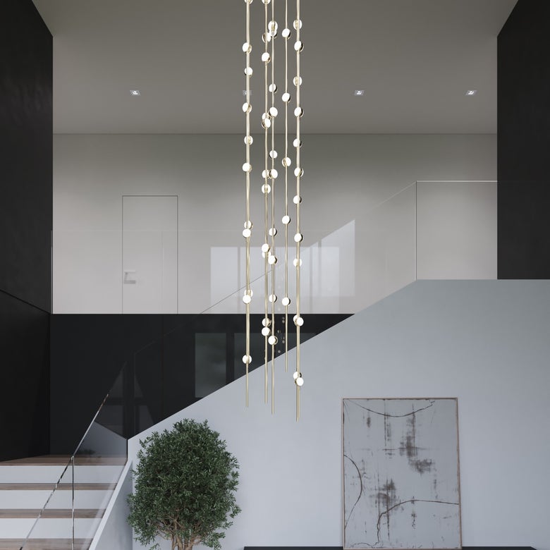 Constellation Andromeda Short 12-Inch Chandelier by SONNEMAN