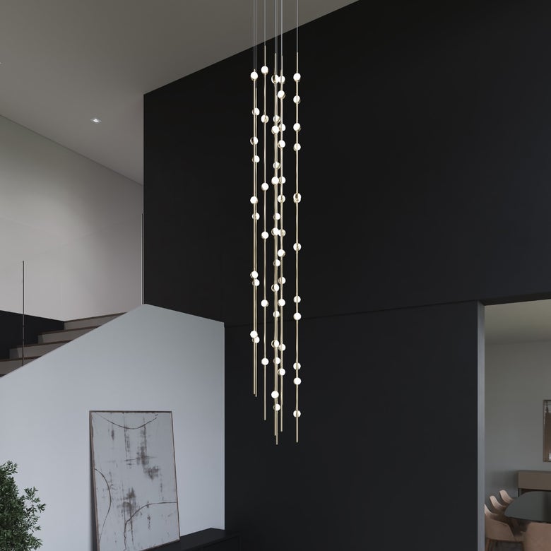 Constellation Andromeda Tall 12-Inch Chandelier by SONNEMAN