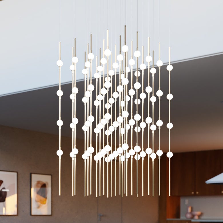 Constellation Cosmic Cube 20-Inch Chandelier by SONNEMAN 2168