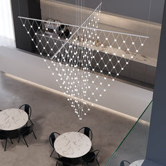 Constellation Galaxy Matrix Standard LED Chandelier by SONNEMAN 1885.16C