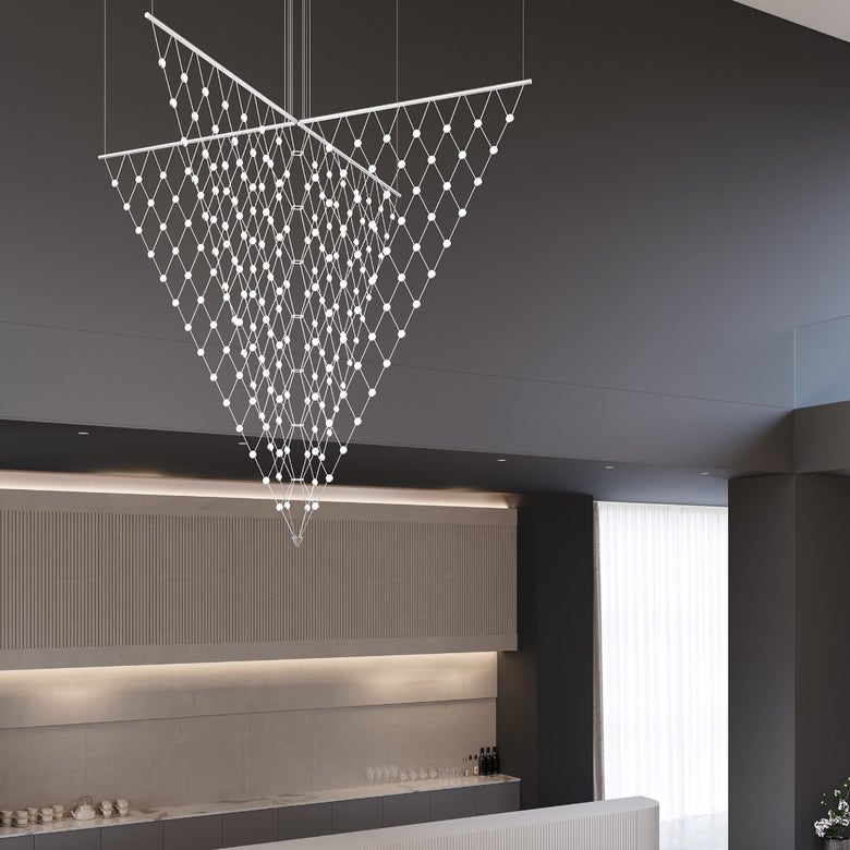 Constellation Galaxy Matrix Standard LED Chandelier by SONNEMAN 1885.16C