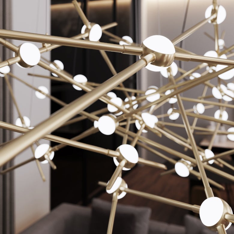 Constellation Ursa Major Chandelier by SONNEMAN 2158