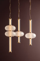 Corbin Chandelier by Corbett Lighting - Elegant Glass Design, Energy Efficient LED, Dimmable