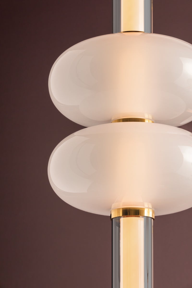 Corbin Chandelier by Corbett Lighting - Elegant Glass Design, Energy Efficient LED, Dimmable