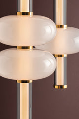 Corbin Chandelier by Corbett Lighting - Elegant Glass Design, Energy Efficient LED, Dimmable