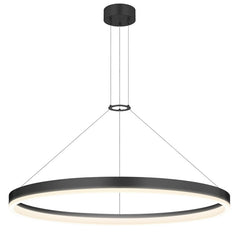 32-Inch Corona Ring LED Pendant by SONNEMAN - Dimmable, Sleek Design, 2560 Lumens, Multiple Finishes