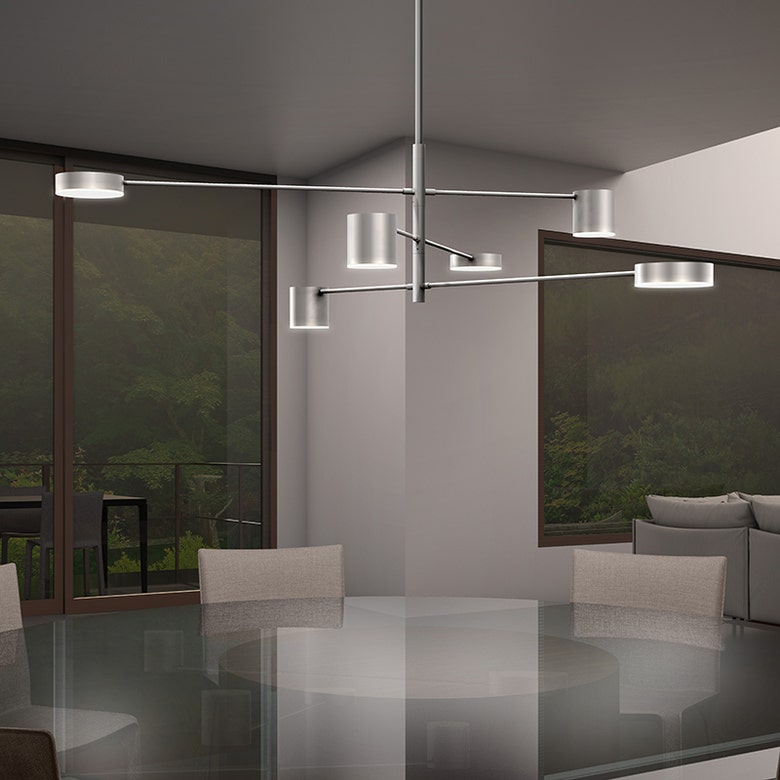 Counterpoint 4-Light Linear LED Pendant by SONNEMAN 2884