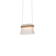 Cowbell LED Mini Pendant Light by Hubbardton Forge, 1-Light, Dimmable, 3000K Warm Glow, Multiple Finishes