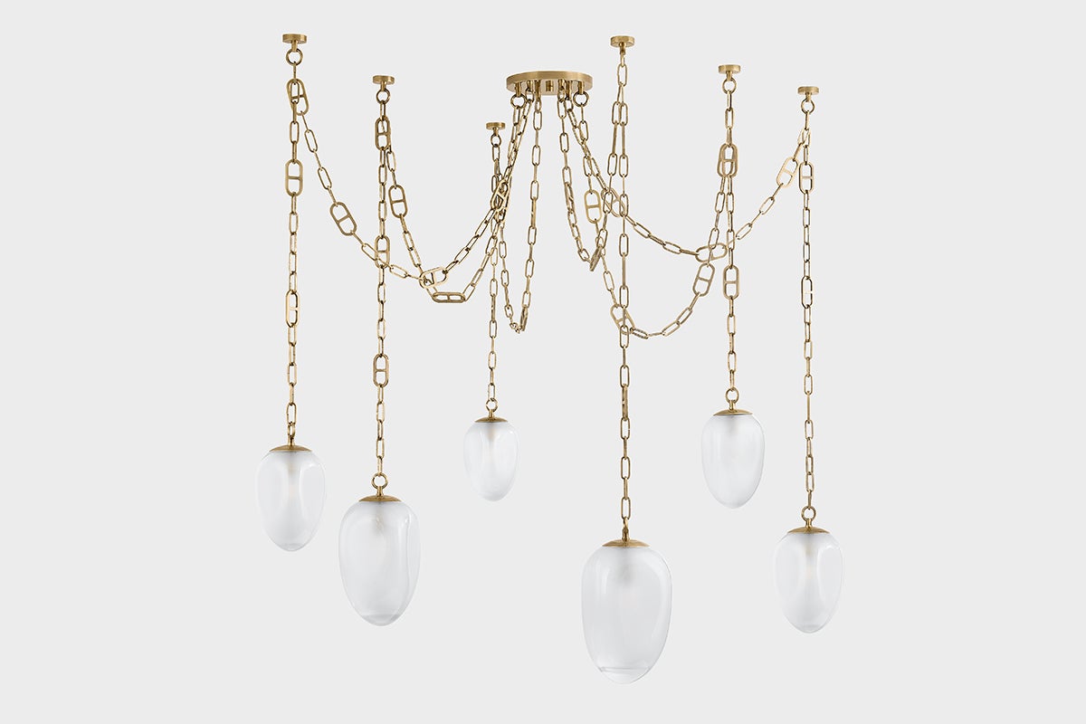 Daith Large Chandelier by Corbett Lighting 464-61-VB