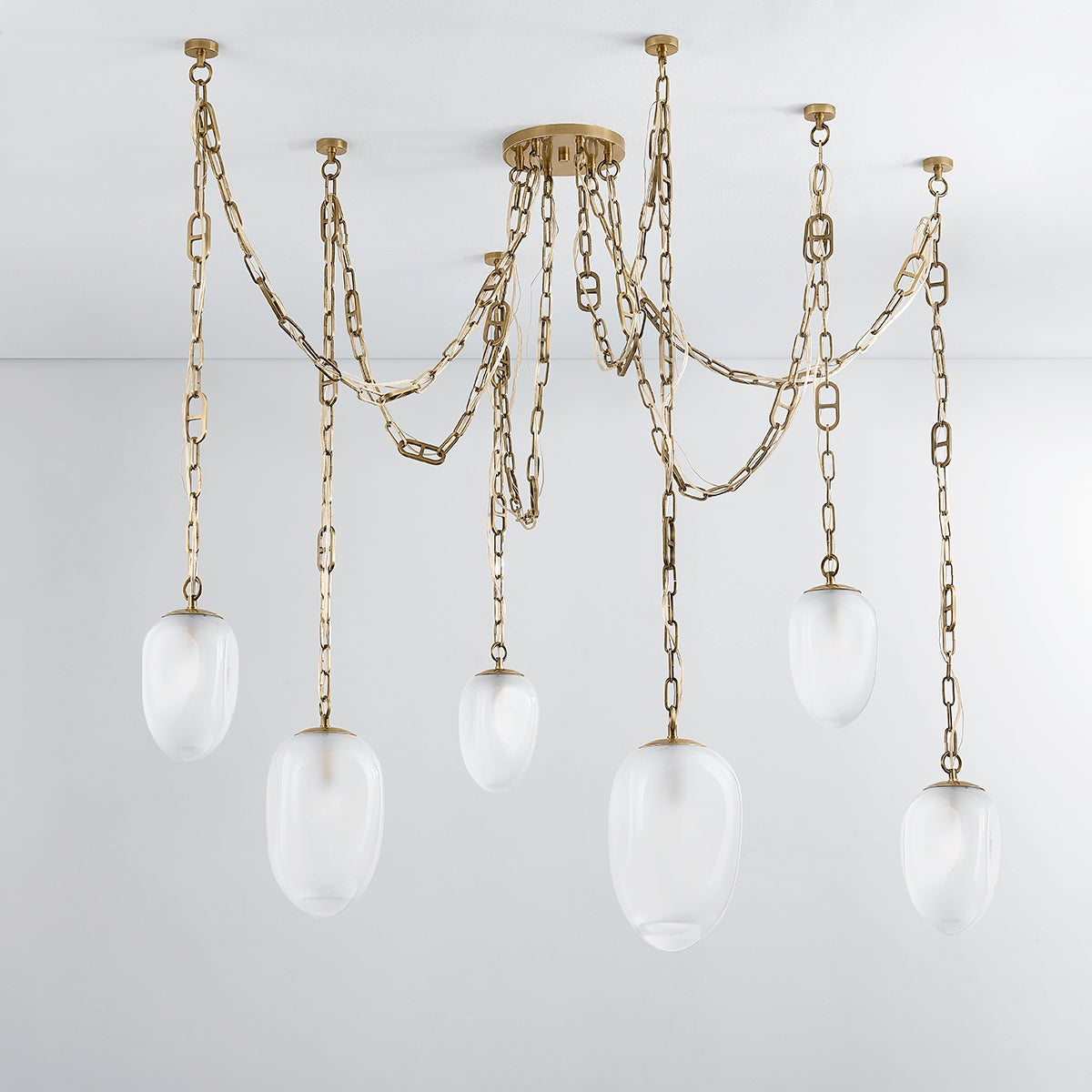 Daith Large Chandelier by Corbett Lighting 464-61-VB