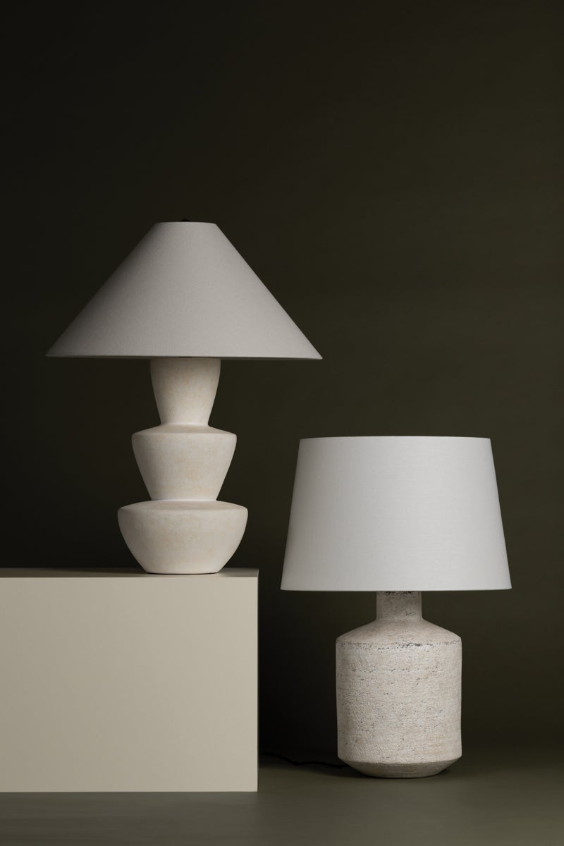 Dallas Table Lamp by Troy Lighting PTL1324-PBR/CAW