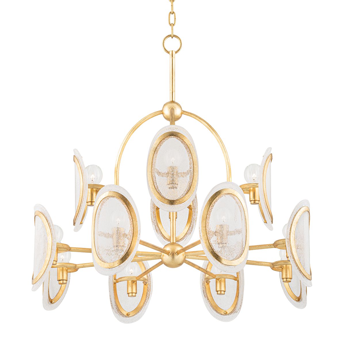 Danes 12-Light Chandelier by Hudson Valley Lighting 1534-VGL