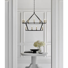 Darlana Large Two-Tiered Ring Chandelier by Visual Comfort CHC5179