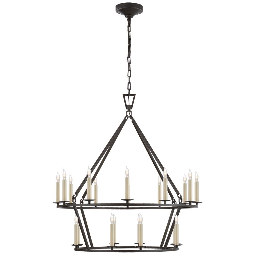 Darlana Medium Two-Tier Chandelier by Visual Comfort CHC5178