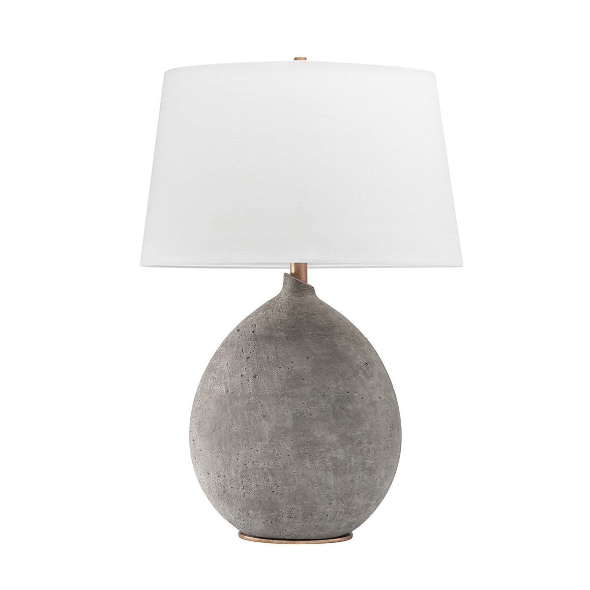 Denali Table Lamp by Hudson Valley Lighting, 4.5” Teardrop Design, Gold Leaf Accents, Dimmable