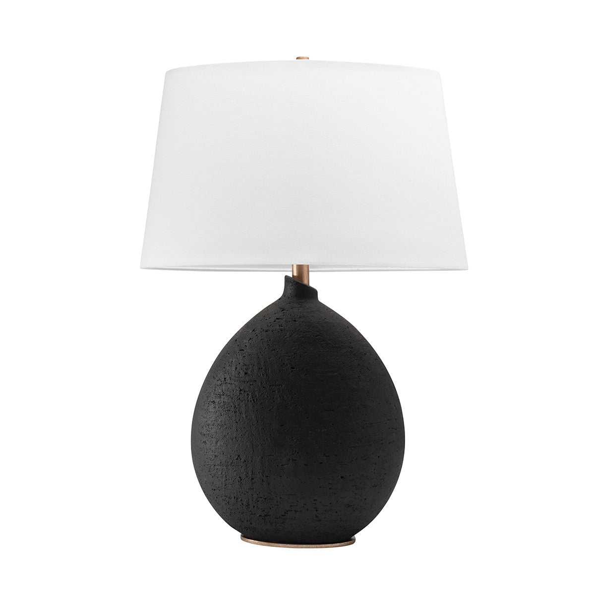 Denali Table Lamp by Hudson Valley Lighting, 4.5” Teardrop Design, Gold Leaf Accents, Dimmable