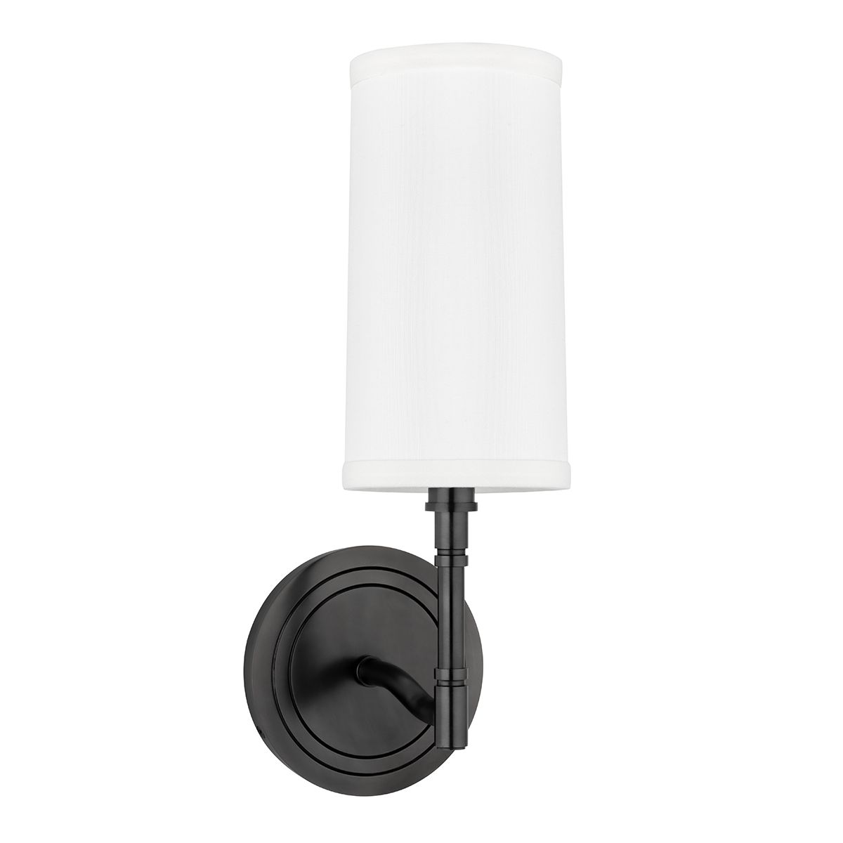 Dillon Sconce by Hudson Valley Lighting, Elegant Wall Fixture with Linen Shade, Dimmable, Multiple Finishes