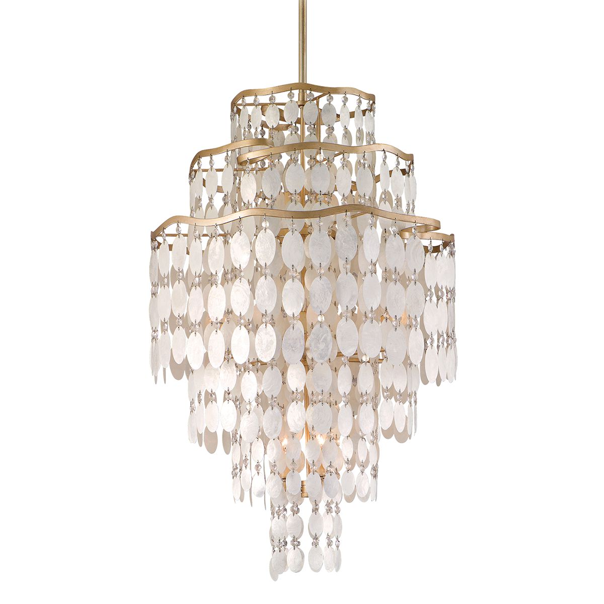 Dolce Large 12-Light Chandelier by Corbett Lighting 109-712-CPL