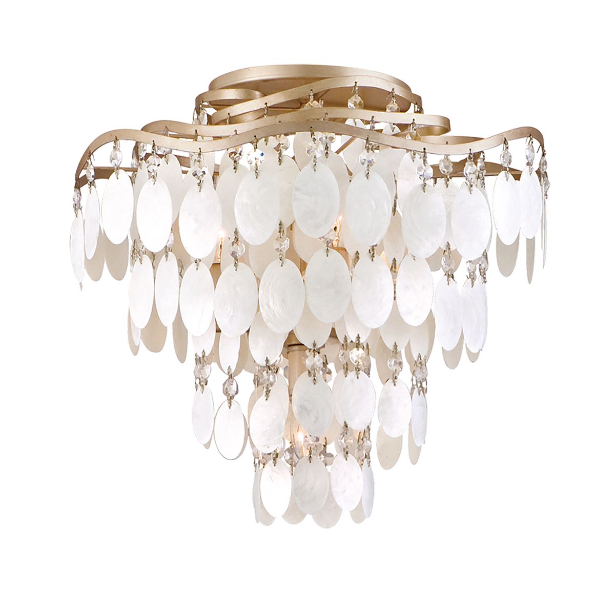 Dolce Semi-Flush Ceiling Light by Corbett Lighting 109-34-CPL