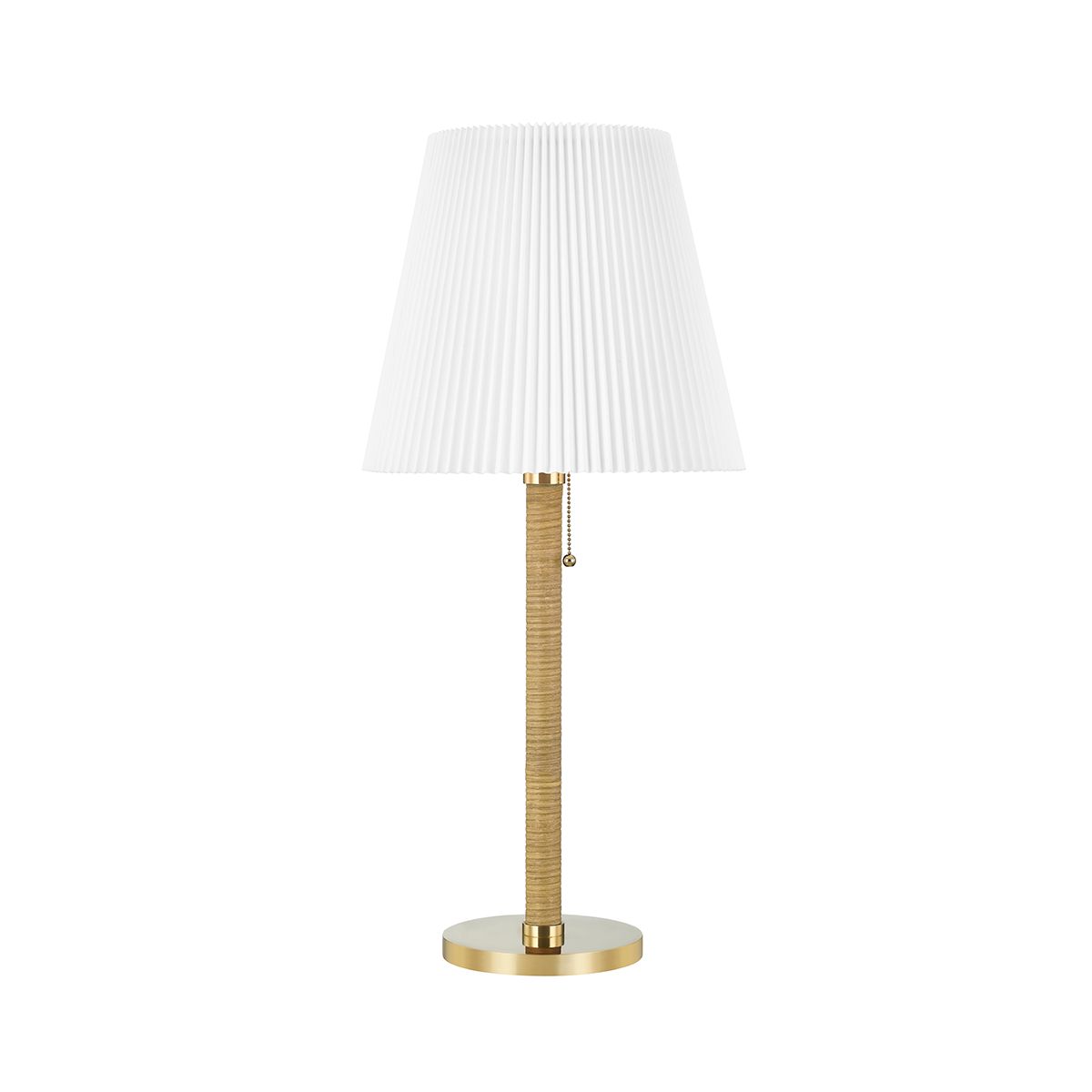 Dorset Table Lamp 28.5" Tall Aged Brass Finish with Dimmable Feature and UL Damp Rating