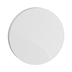 SONNEMAN Dotwave 15" Large Round LED Sconce - 3000K Warm Light, Dimmable, Wet Rated, Modern Design