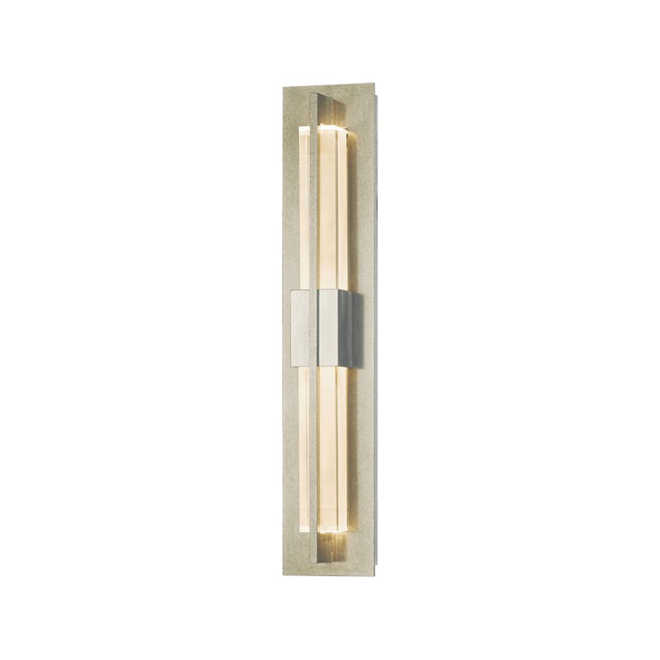 Hubbardton Forge 206440 Double Axis Small Sconce, Handcrafted LED Fixture with Dimmable Feature, 3000K