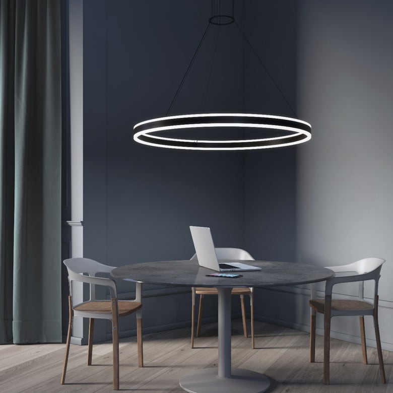 Double Corona 48-Inch Ring Pendant by SONNEMAN 2307