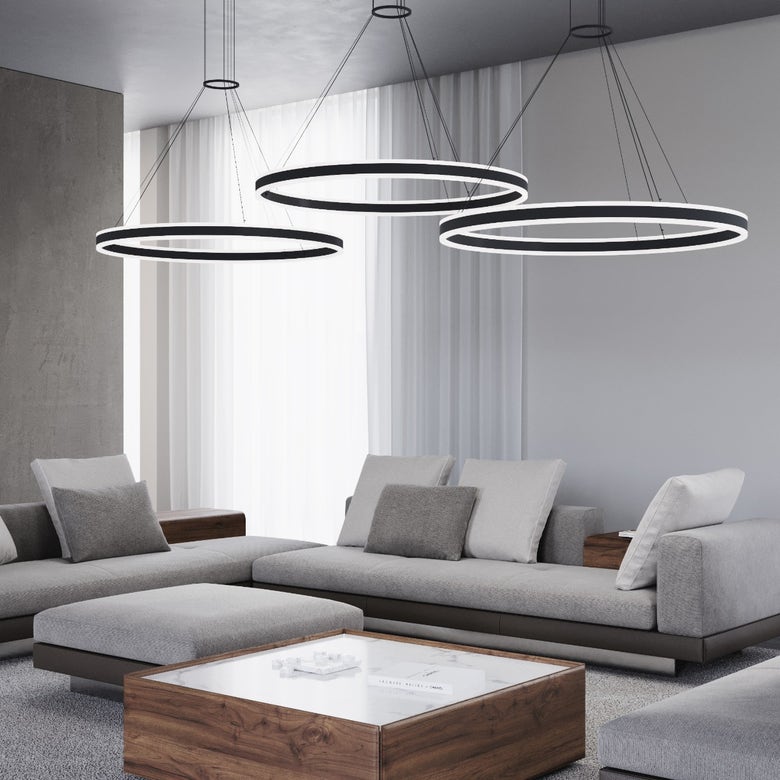 Double Corona 48-Inch Ring Pendant by SONNEMAN 2307