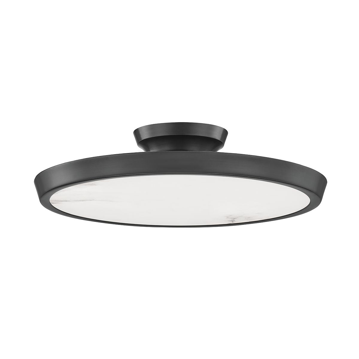 Draper Ceiling Light 3600 by Hudson Valley Lighting, Dimmable, Alabaster Shade, Versatile Design