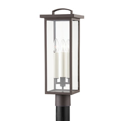 Eden Outdoor Post Light by Troy Lighting P7524, 21-Inch Height, Dimmable, UL Wet Rated, Textured Finish