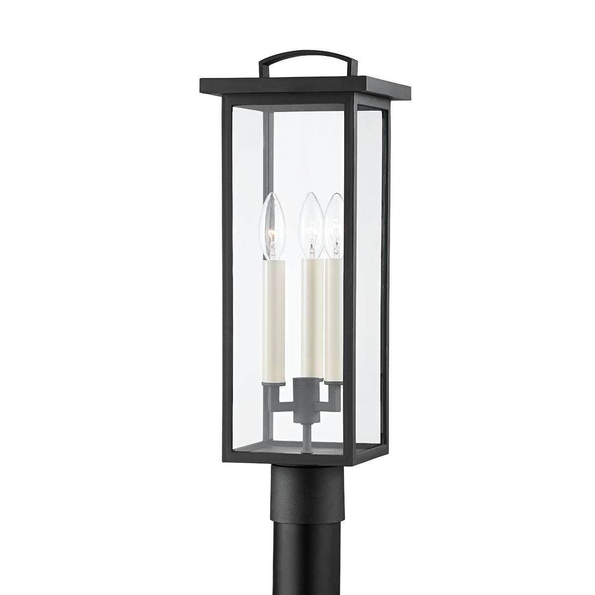 Eden Outdoor Post Light by Troy Lighting P7524, 21-Inch Height, Dimmable, UL Wet Rated, Textured Finish