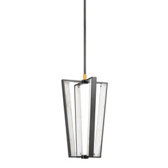 Edgemere Large LED Lantern by Hudson Valley Lighting - Dimmable, Energy Efficient, Alabaster Shade