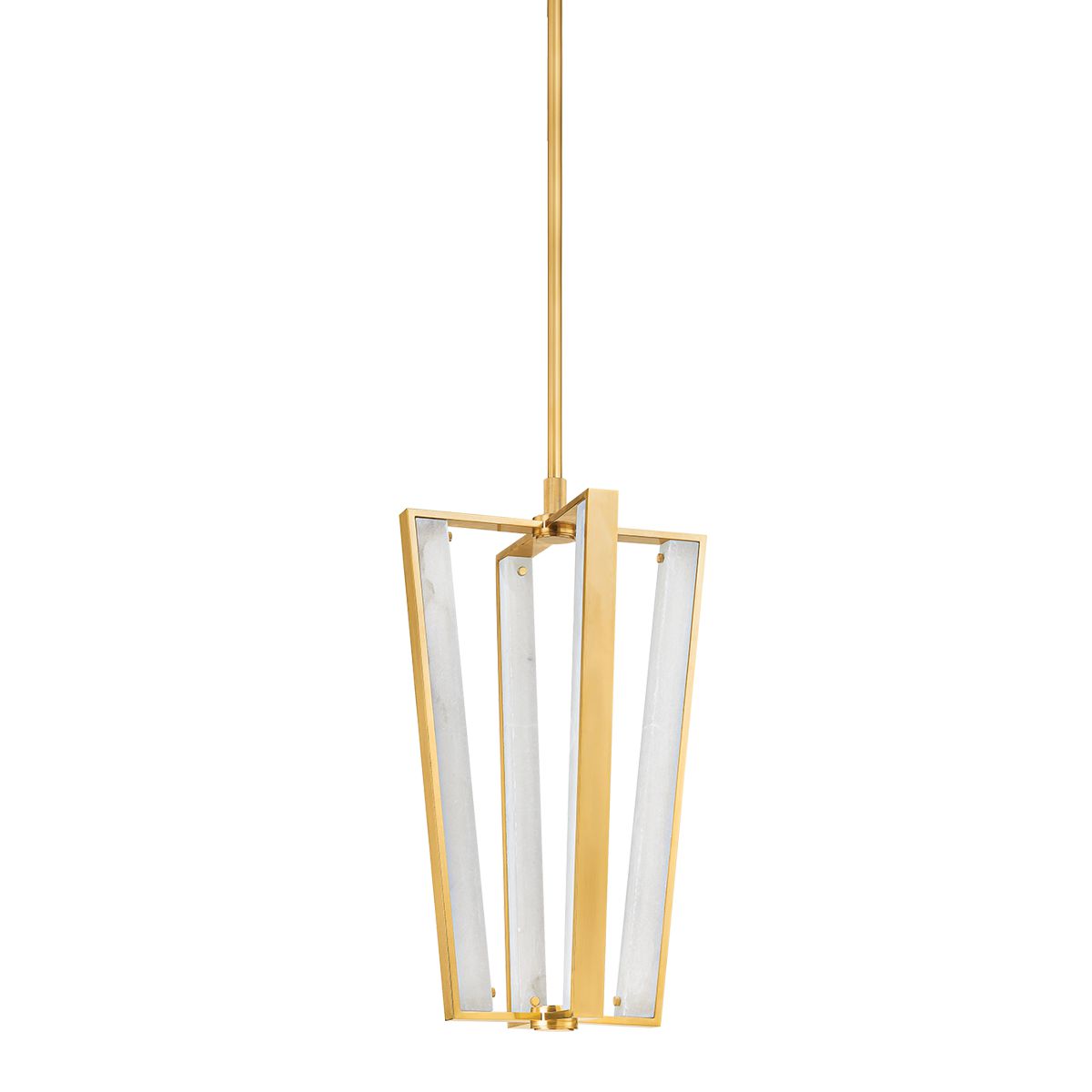 Edgemere Large LED Lantern by Hudson Valley Lighting - Dimmable, Energy Efficient, Alabaster Shade