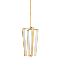 Edgemere Large LED Lantern by Hudson Valley Lighting - Dimmable, Energy Efficient, Alabaster Shade