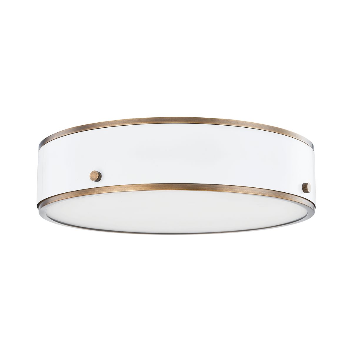 Eli Large Ceiling Light by Troy Lighting, 525 Lumens, Patina Brass Finish, ETL Damp Rated