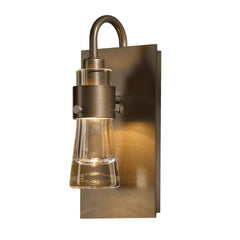 Hubbardton Forge Erlenmeyer ADA Sconce With Blown-Glass Shade, Dimmable Feature, 40W Max