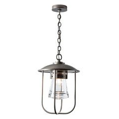 Erlenmeyer Outdoor Pendant Light By Hubbardton Forge - Dimmable, Clear Glass Shade, Weather Resistant