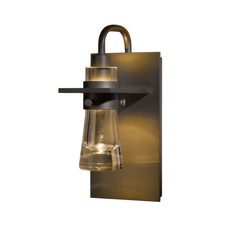 Hubbardton Forge Erlenmeyer Sconce 9.4" H Blown Glass Wall Light in Multiple Finishes