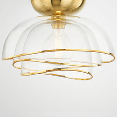 Esme Ceiling Light by Corbett Lighting 358-17-VPB