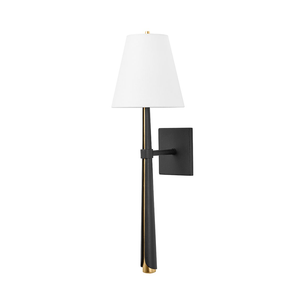 Corbett Lighting Esmeralda Sconce 27.25" Height Dimmable UL Damp Rated Vintage Gold Leaf Finish