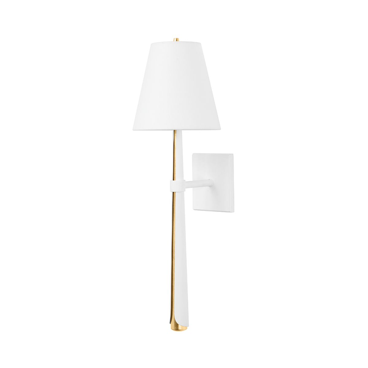 Corbett Lighting Esmeralda Sconce 27.25" Height Dimmable UL Damp Rated Vintage Gold Leaf Finish