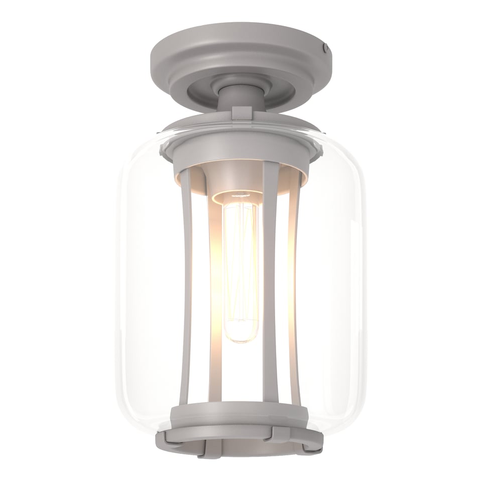 Fairwinds Outdoor Semi-Flush Light Fixture by Hubbardton Forge, Dimmable, E26 Base, 100W Max, Various Finishes