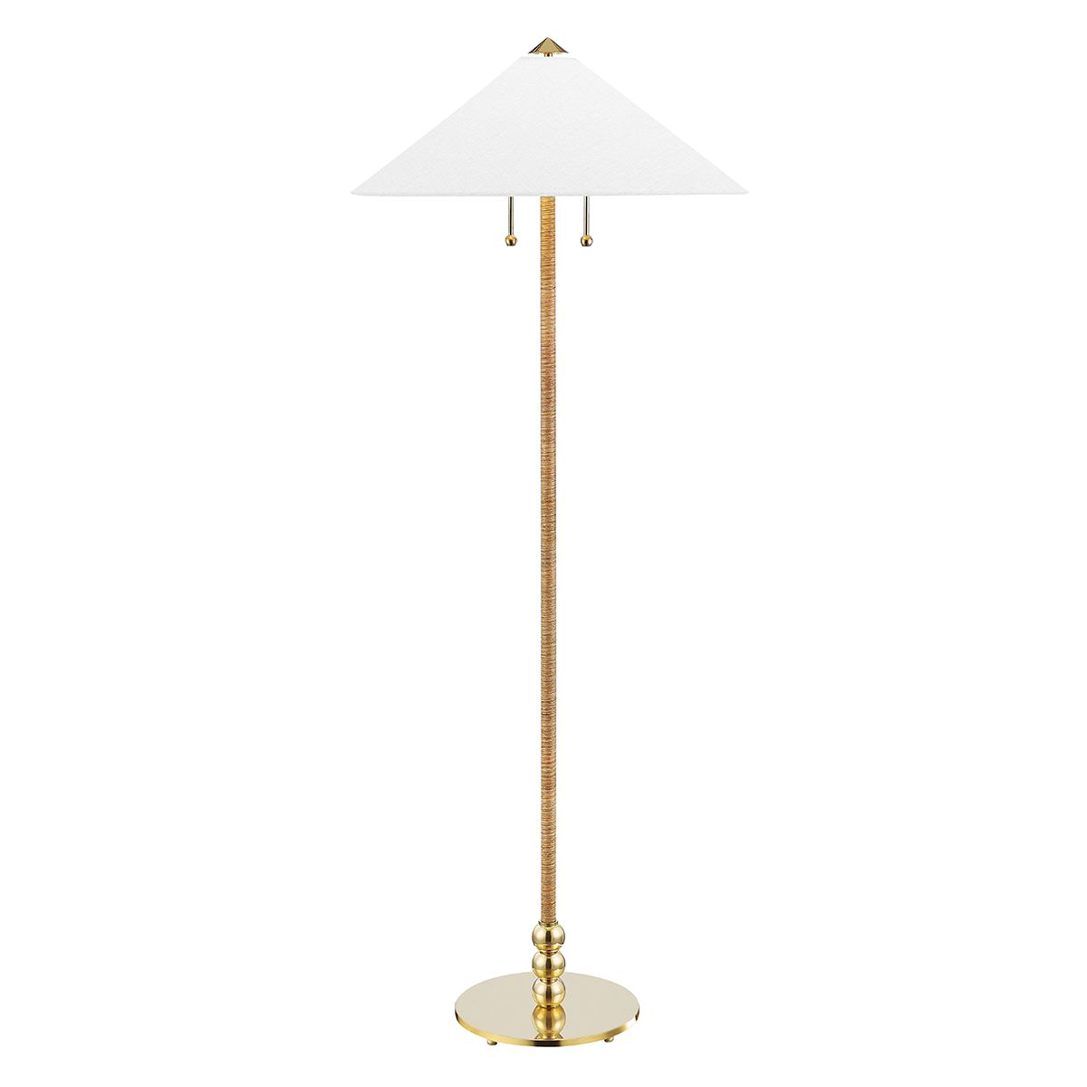 Flare Floor Lamp by Hudson Valley Lighting L1399-AGB