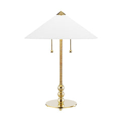 Flare Table Lamp by Hudson Valley Lighting L1395-AGB